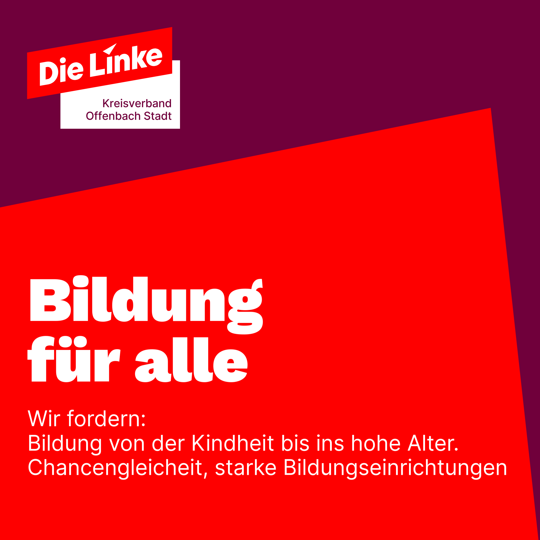 Bildung für alle