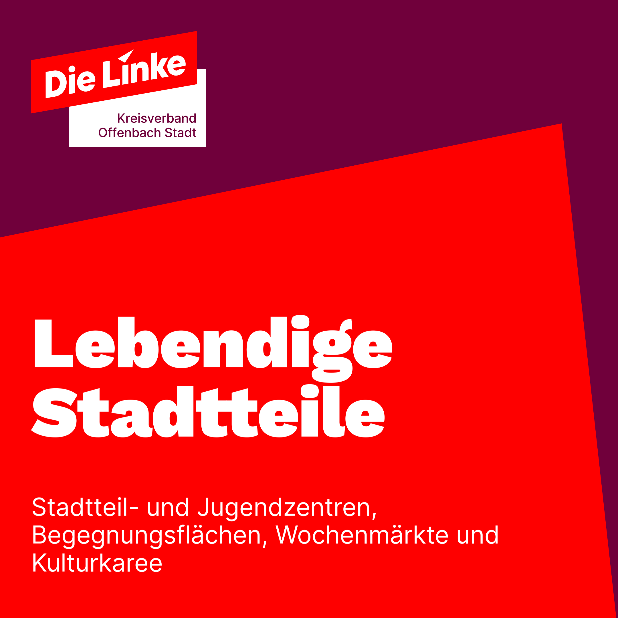 lebendige Stadtteile