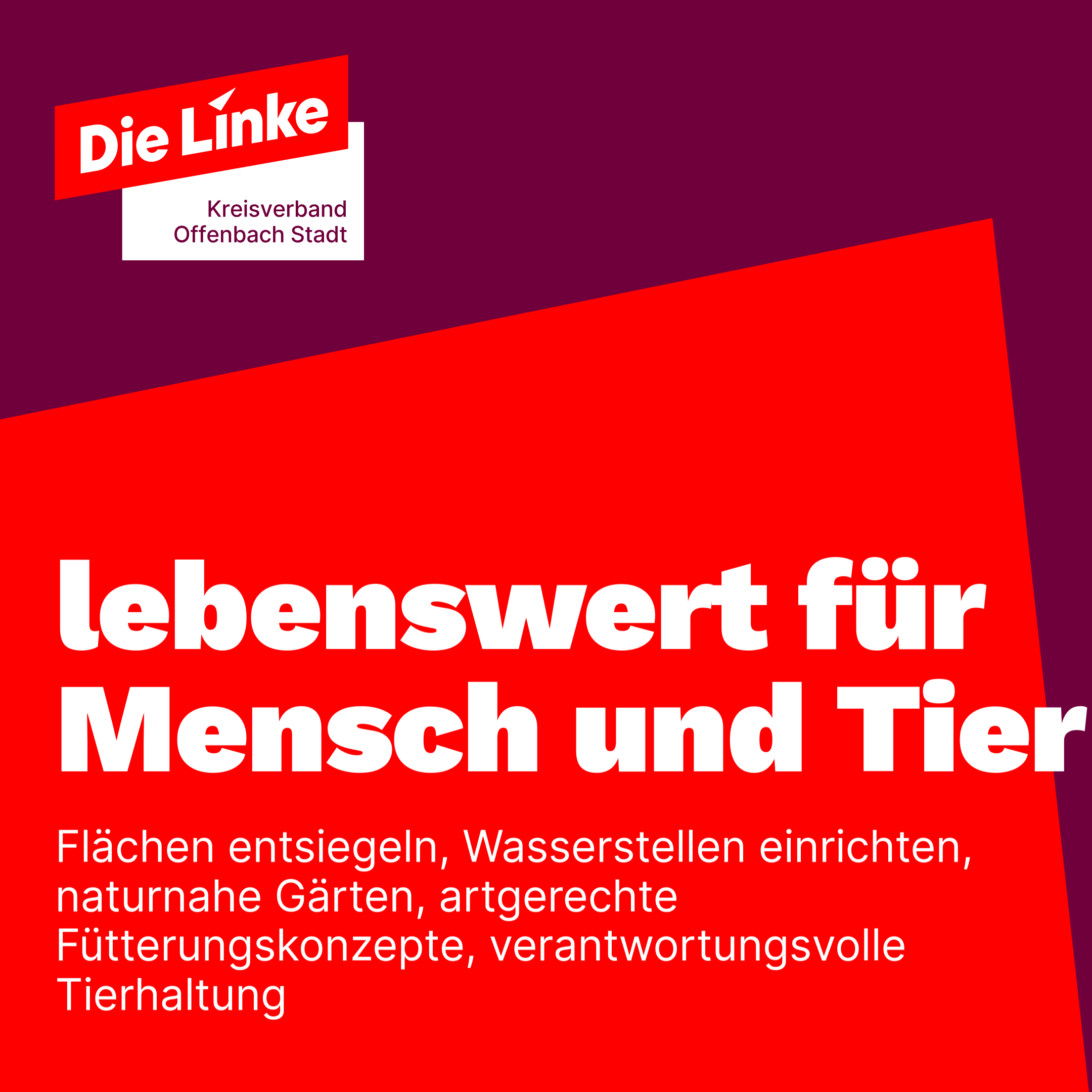 Lebenswert für Mensch und Tier